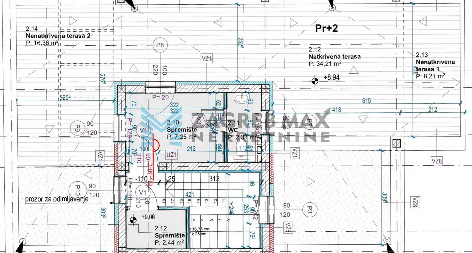 Zagreb - VOLTINO - Lapačka - 3-sobni, novogradnja, parking, prostrana terasa (S2)