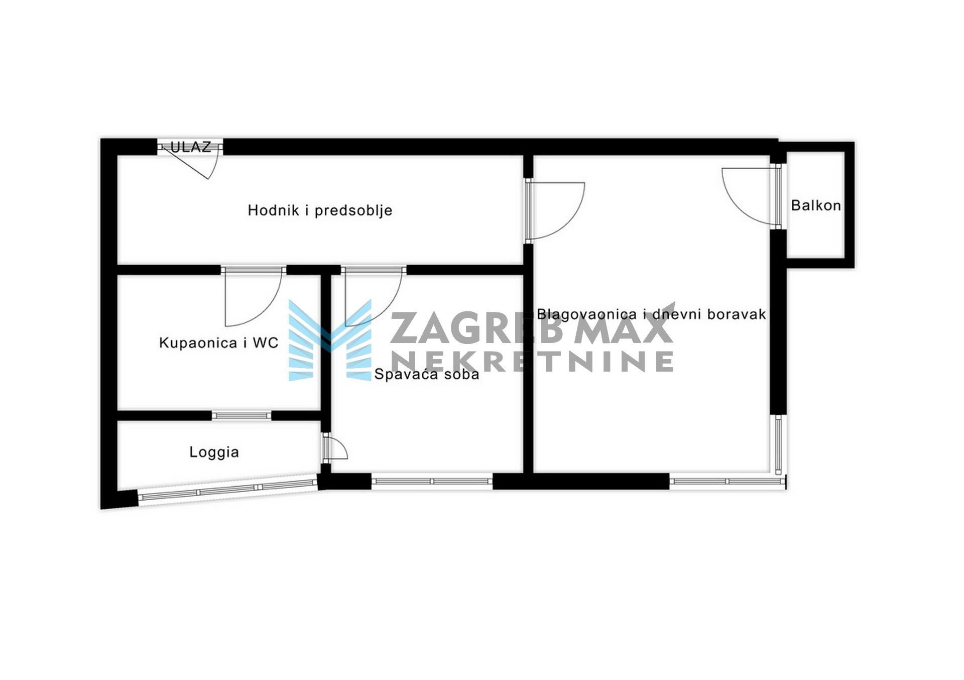 Zagreb - ORANICE - Dinarski put - 2-sobni, parkirno mjesto