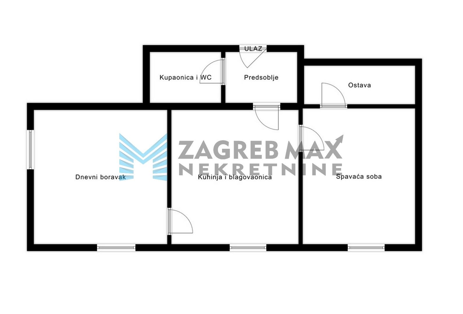 Zagreb - ČRNOMEREC - Črnomerec - 2-sobni, 2 parkirna mjesta