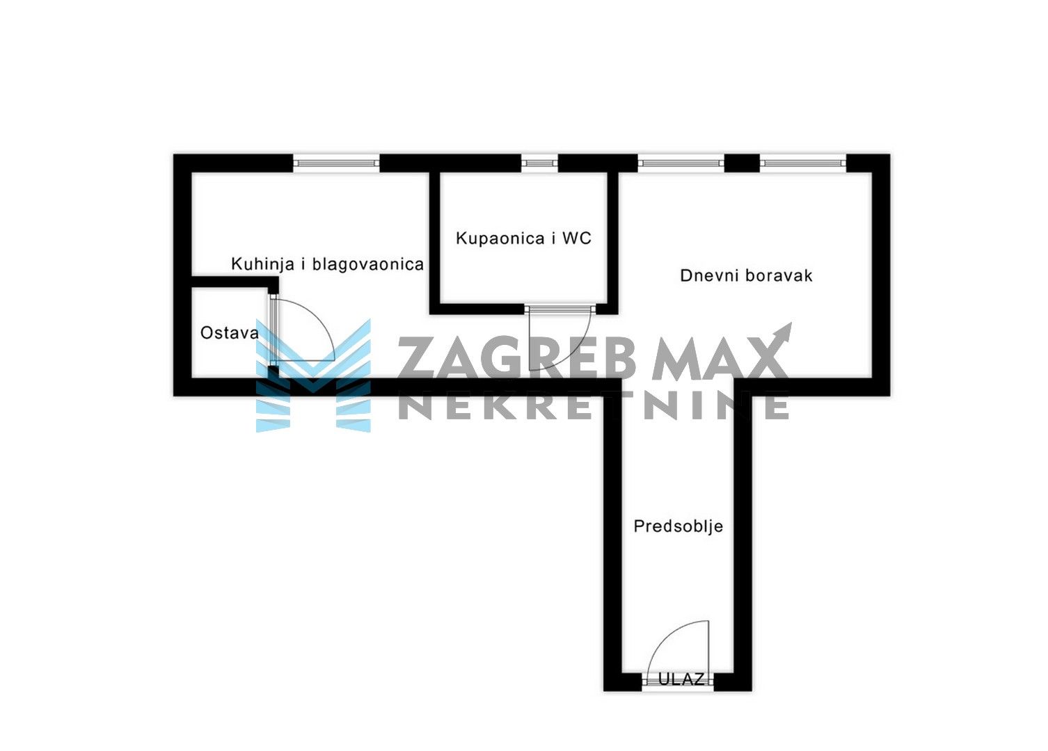 Zagreb - KUSTOŠIJA - Zagrebačka - 1-sobni, niske režije, lijep pogled na Sljeme