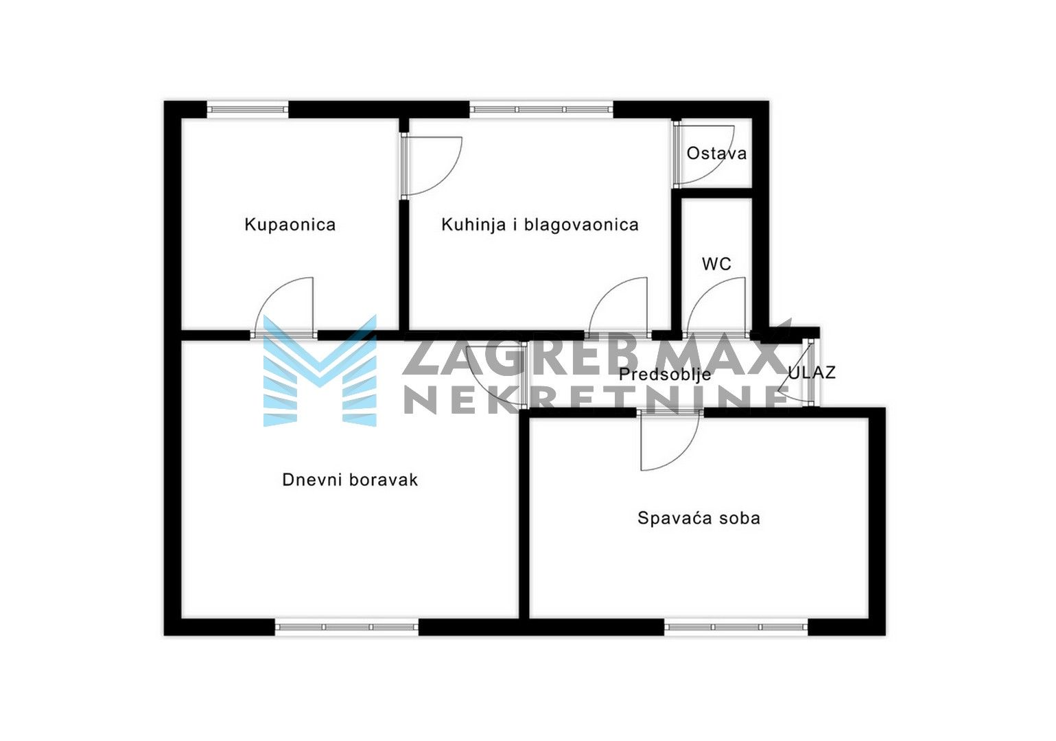 Zagreb - VOLTINO - Voltino - 2-soban, niske režije, useljiv odmah