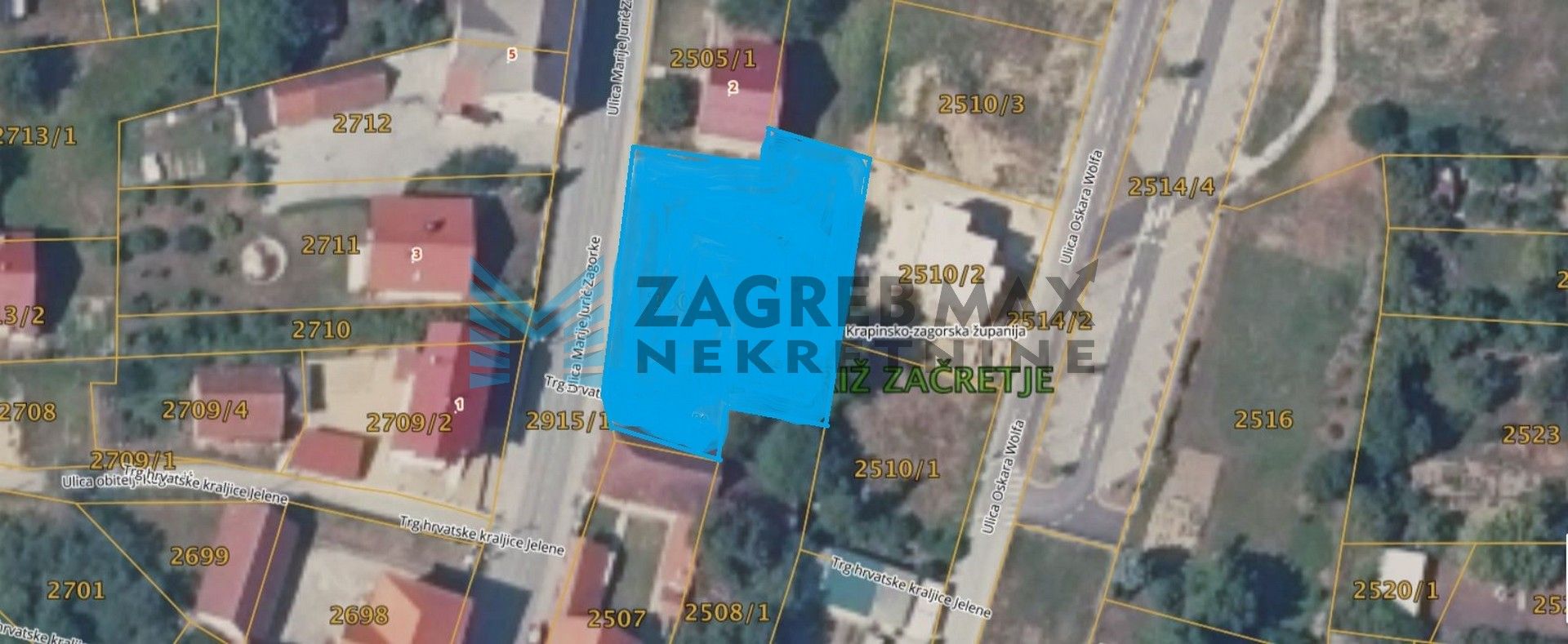 Zagreb - SVETI KRIŽ ZAČRETJE - građevinsko zemljište 1136 m2, u centru
