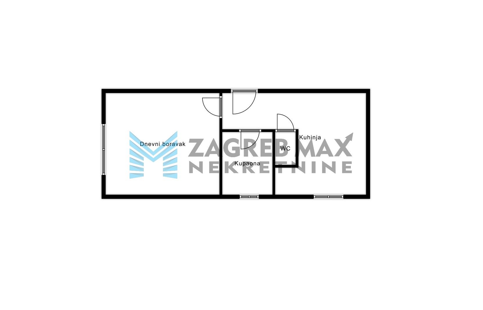 Zagreb - Šalata - Mikulićeva - 2-soban, prostran, dvorište, spremište, mirno