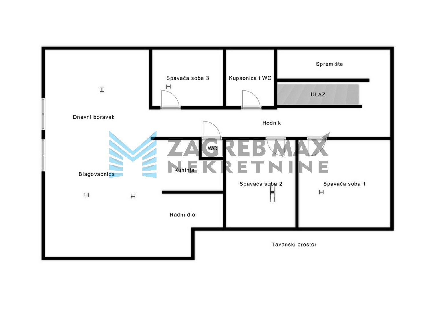 Zagreb - ZAPREŠIĆ - Hrv.mladeži - 4-soban, komforan, svijetao, s pogledom