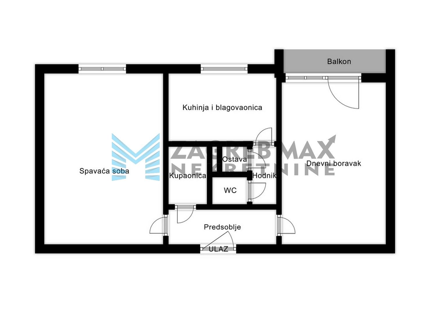 Zagreb - VOLTINO - Svilajska - 2-sobni, adaptiran, niske režije, balkon