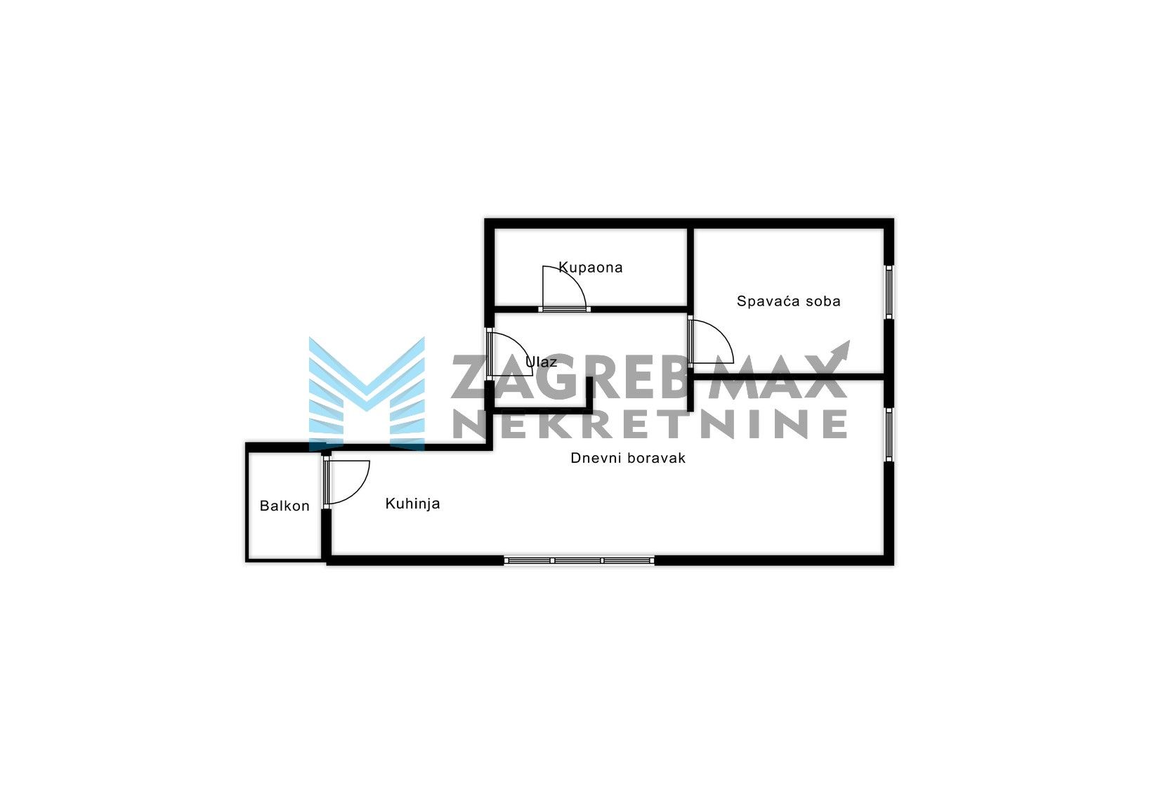 Zagreb - JAKUŠEVEC (S3) - Tišinska - 2-sobni, novogradnja, parking, 53,60 m2