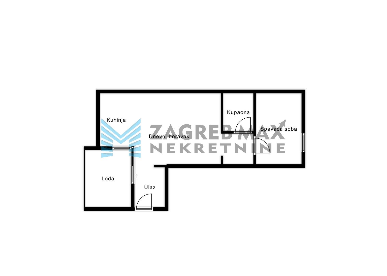 Zagreb - JAKUŠEVEC (S4) - Tišinska - 2-sobni, novogradnja, parking, 49,21 m2