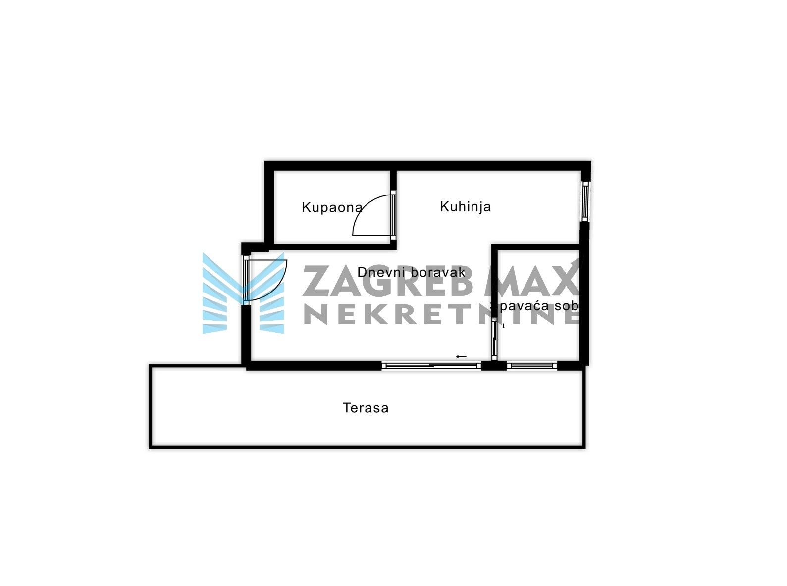 Zagreb - JAKUŠEVEC (S5) - Tišinska - 2-sobni, novogradnja, parking, 39,13 m2