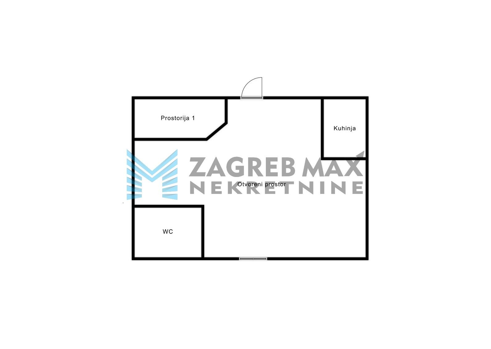 Zagreb - IVANIĆ - Savska - poslovni prostor, 113,56 m2, roh bau