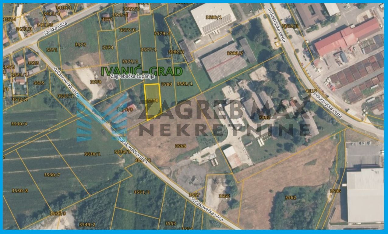 Zagreb - IVANIĆ-GRAD - Vučakovečka - proizvodne/poslovne namjene - 1188 m2