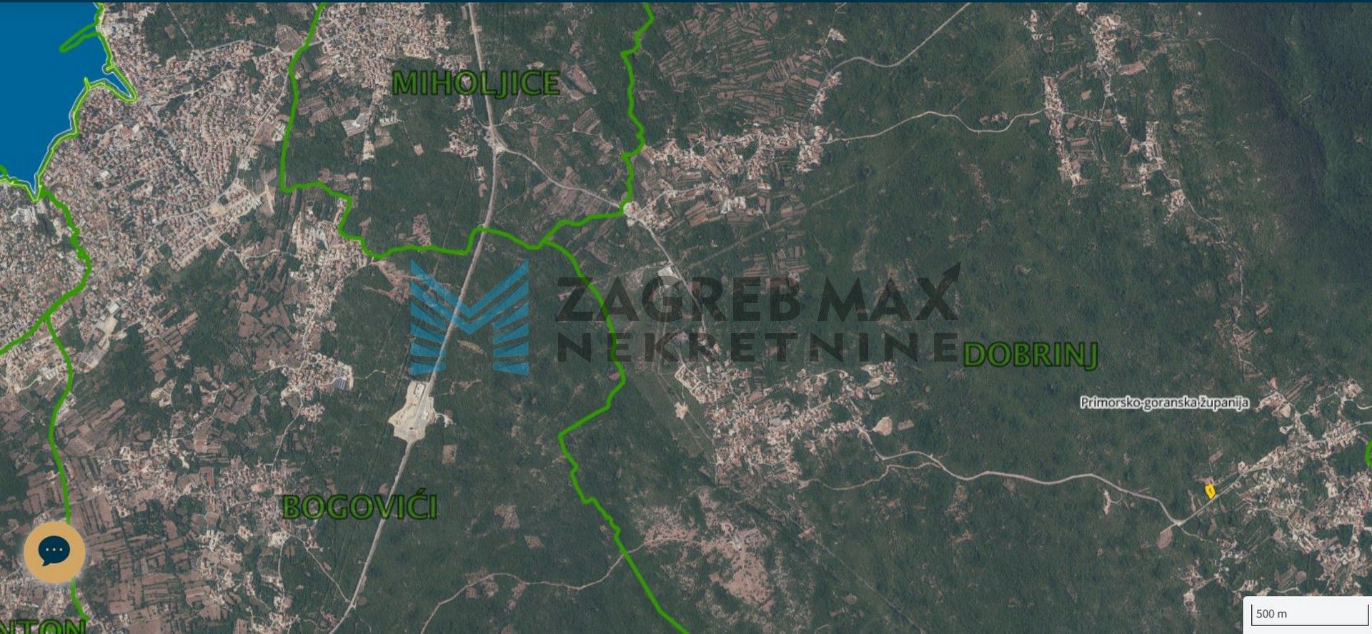 Zagreb - OTOK KRK - KRAS - građevinsko zemljište 2207 m2