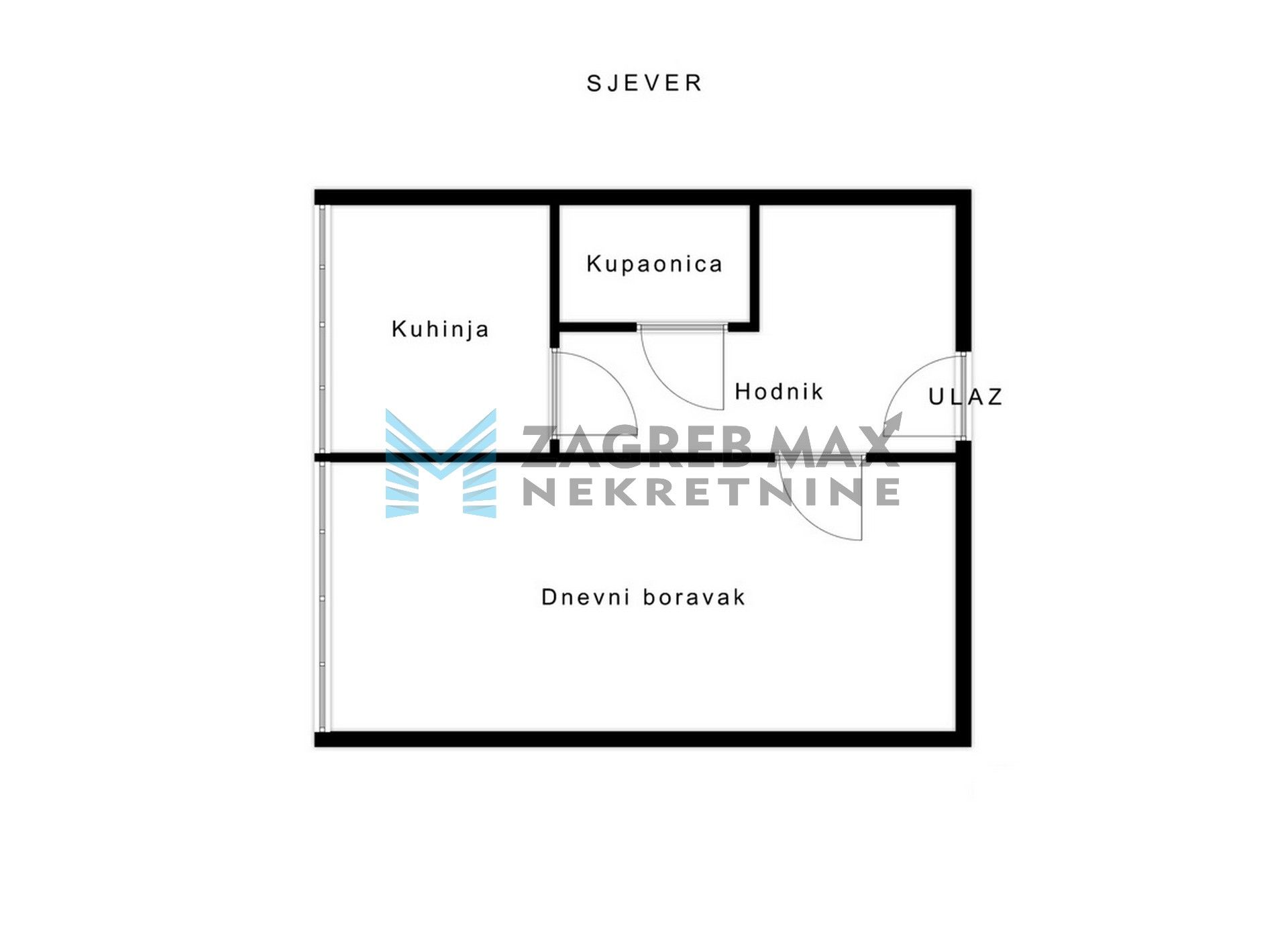 Zagreb - UTRINA – Šišićeva – 1-sobni, komforan, niske režije, prizemlje