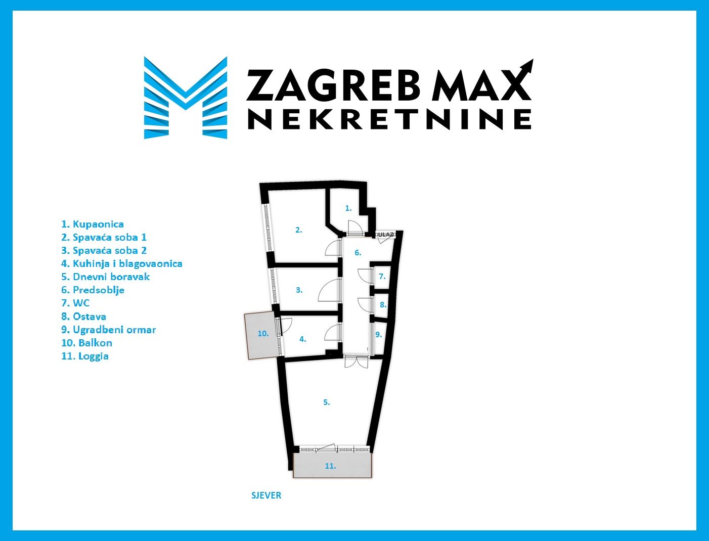 Zagreb - ČRNOMEREC - Prilaz baruna Filipovića - 3-sobni, prostran, svijetao