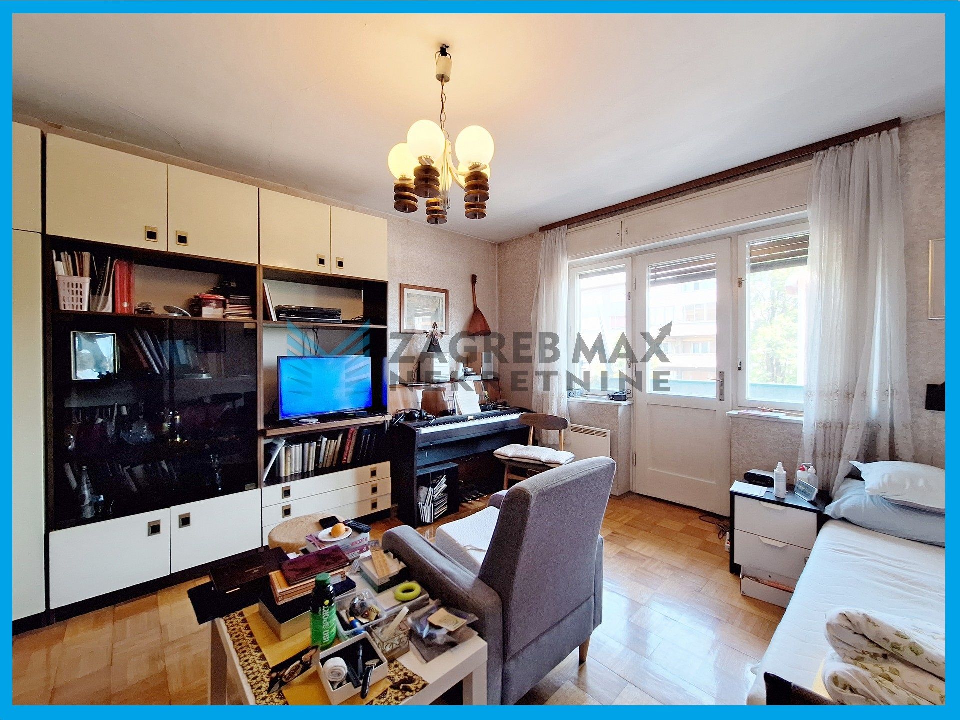 Zagreb - TREŠNJEVKA - Savska - 2-sobni, balkon, lift, VPM