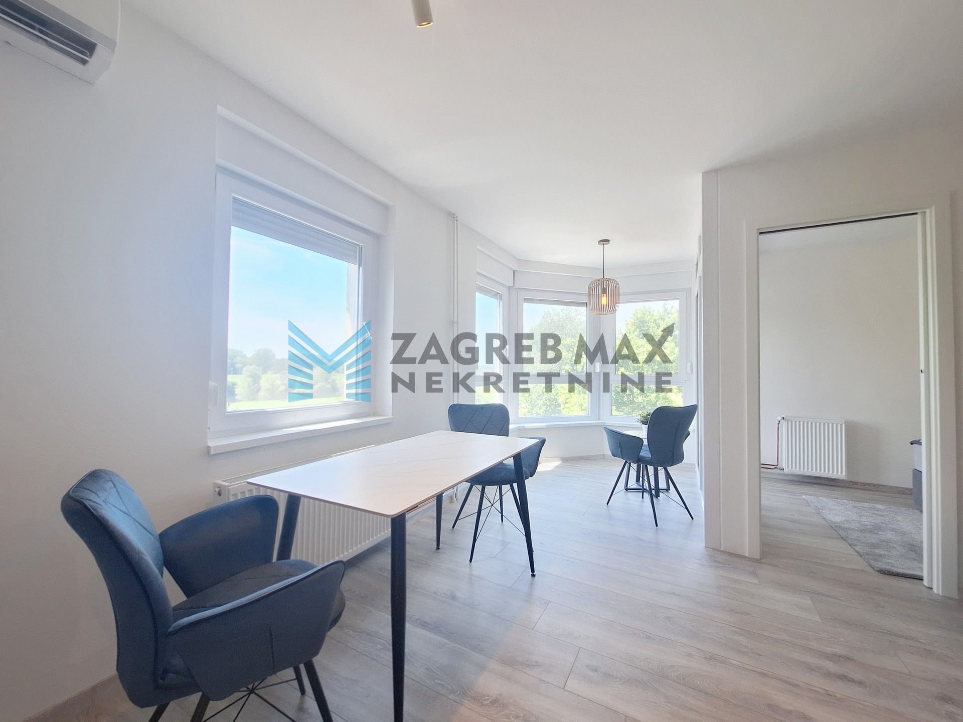 Zagreb - SAVICA - moderan 2-soban s predivnim pogledom - 47 m2