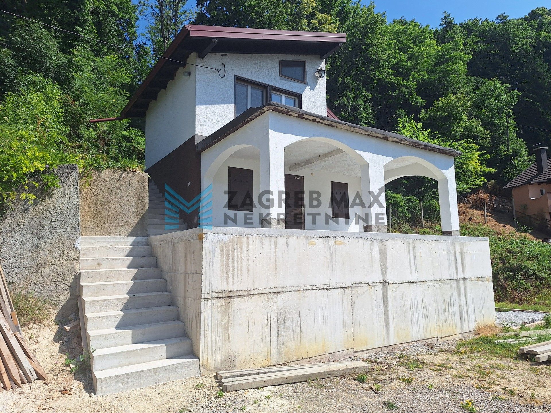 Zagreb - DUBRAVA SAMOBORSKA - kuća s potencijalom i otvorenim pogledom na gorje