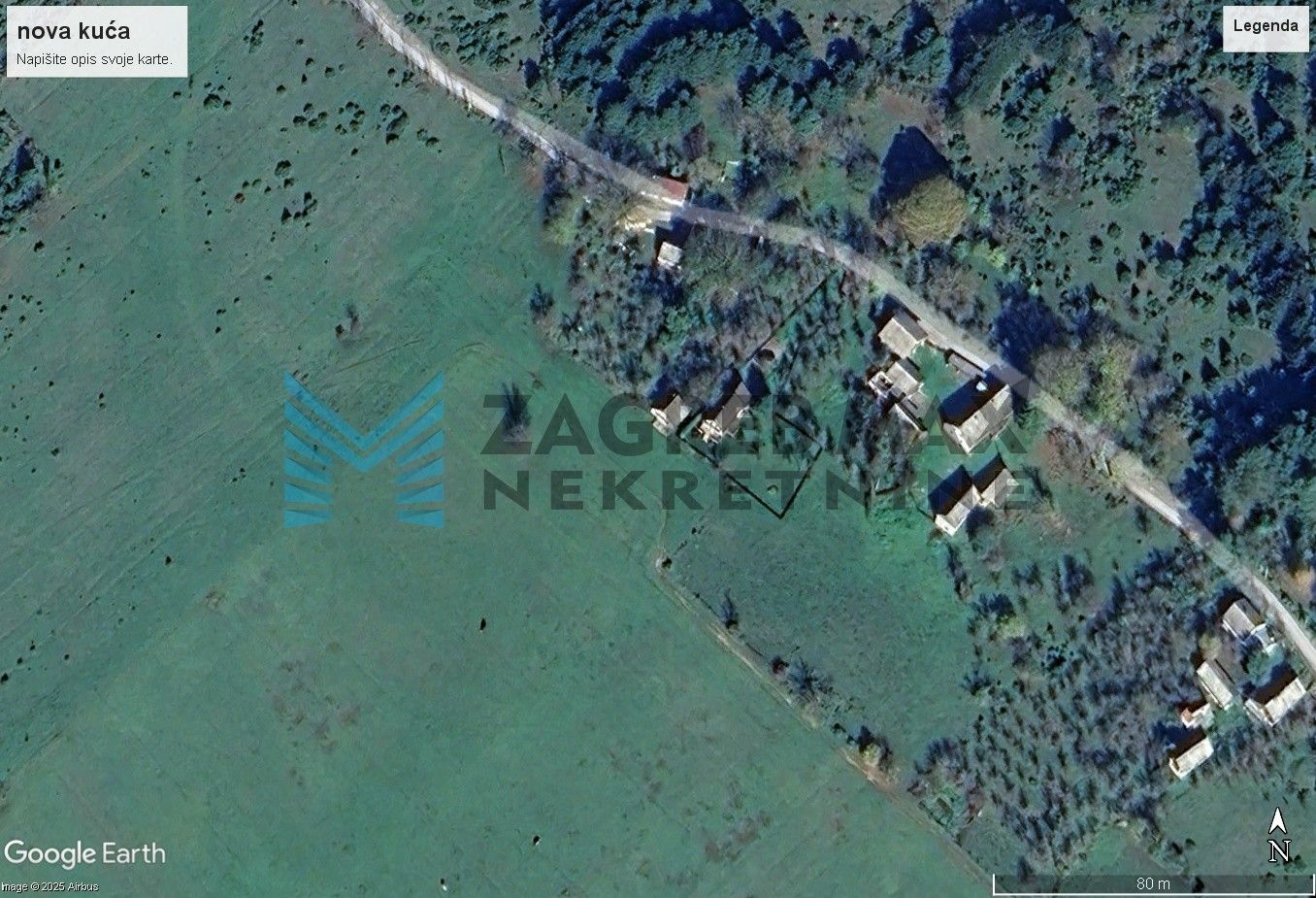 Zagreb - 25.000 m² s rijekom, izvorom i dvije kuće – idealno za eko resort!