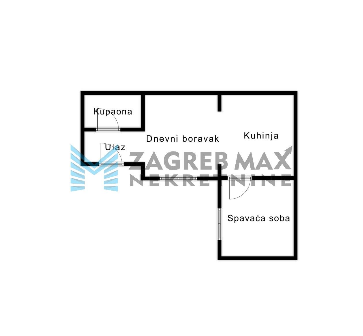 Zagreb - TREŠNJEVKA - Hreljinska - 2-sobni, uređen, održavan, dvorište