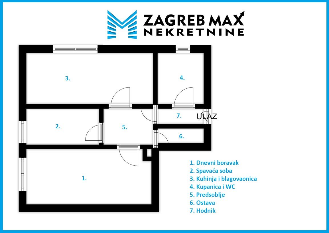 Zagreb - DUGAVE - Gomboševa - 2-sobni, 2 spremišta, niske režije, 2. kat
