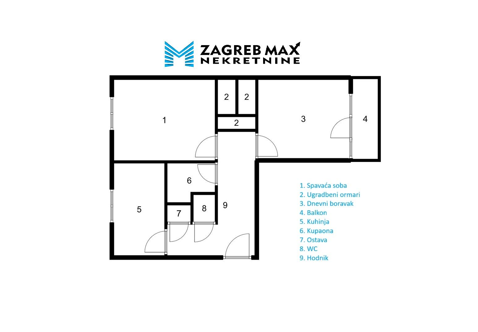 Zagreb - PEŠČENICA - D. Svetice - 2-sobni, balkon, spremište, mirno