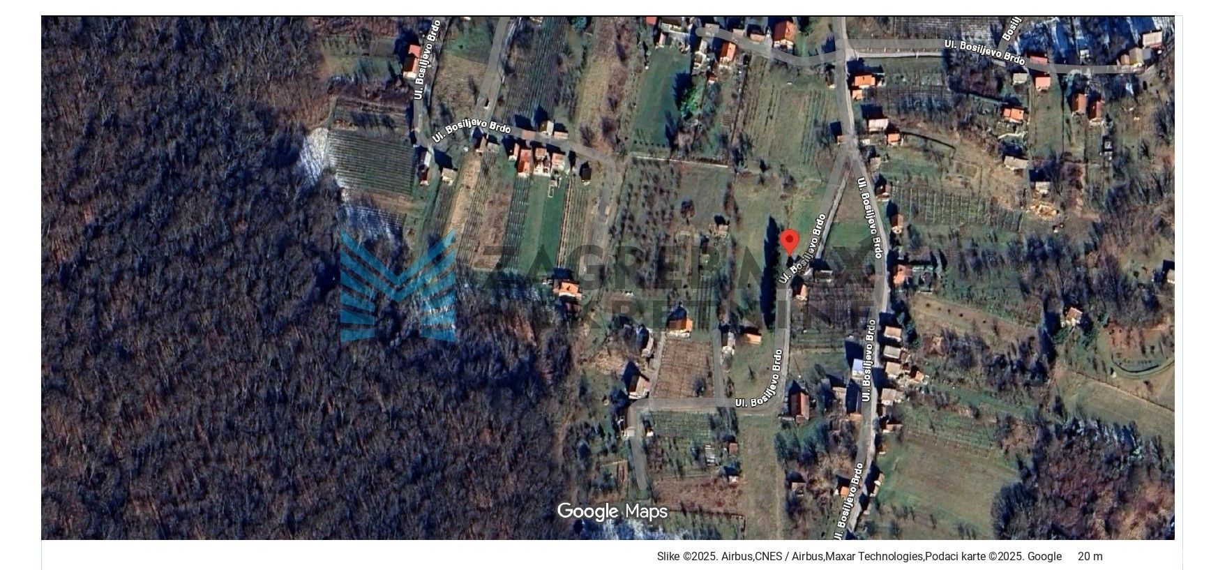 Zagreb - ČAZMA - Bosiljevo brdo - građevinsko zemljište - 2166 m2