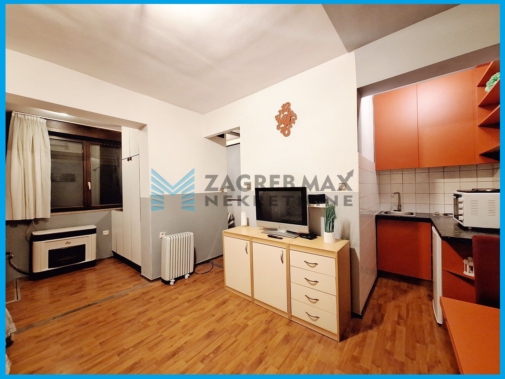 Zagreb - TREŠNJEVKA - Dobrilina - 1-sobni, zaseban ulaz, podrum, 24 m2, prilika