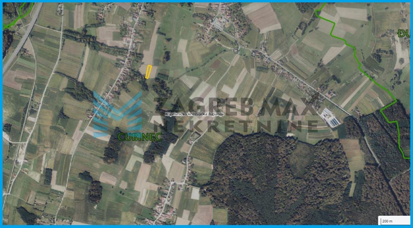 Zagreb - KRIŽEVCI - Cubinec - poljoprivredno zemljište 9420 m2