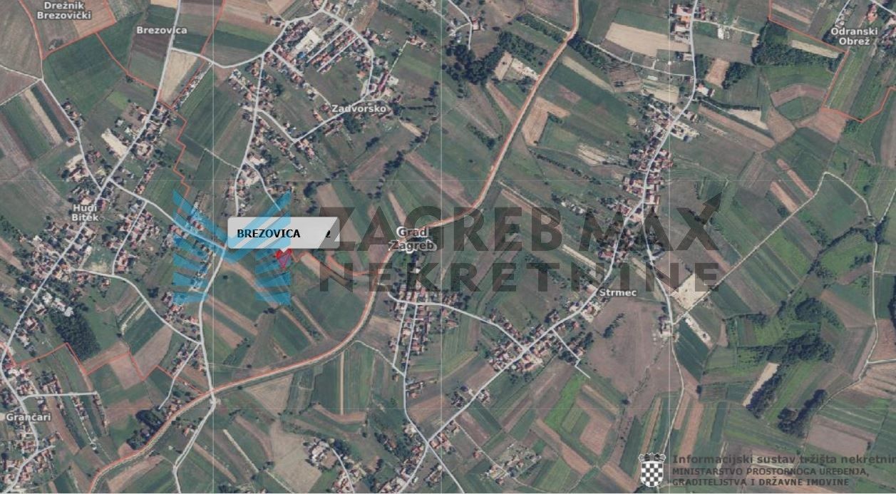 Zagreb - BREZOVICA - Zadvorsko - poljoprivredno zemljište 1924 m2