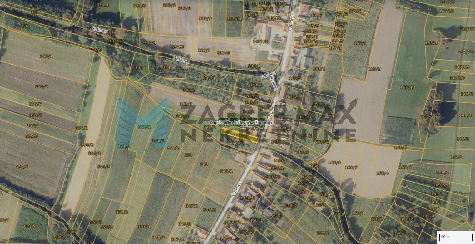 Zagreb - KRIŽEVCI - Cubinec - građevinsko zemljište - 1669 m2