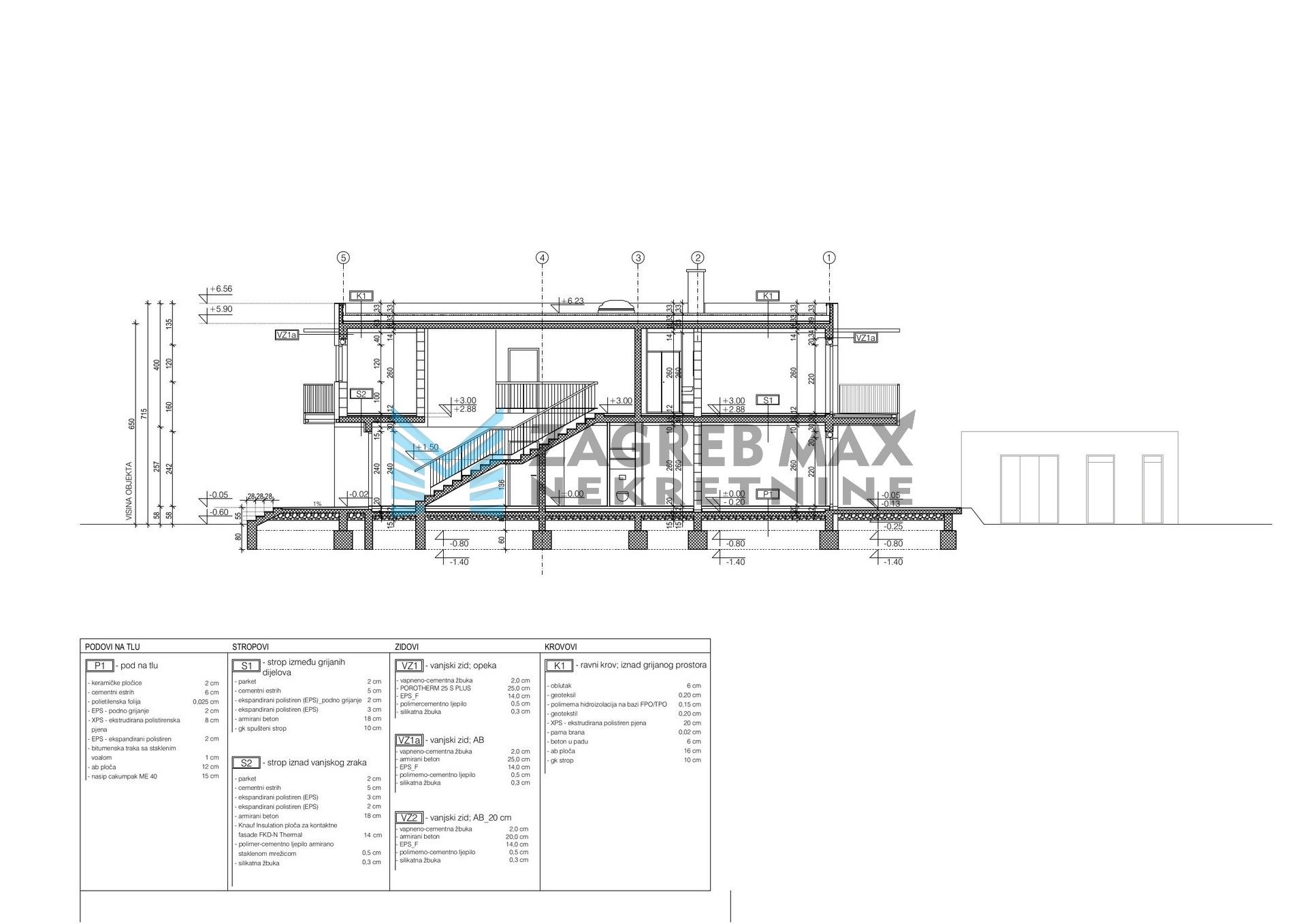 Zagreb - BREZOVICA - Desprimska - 170 m², novogradnja, visoki roh-bau - S1