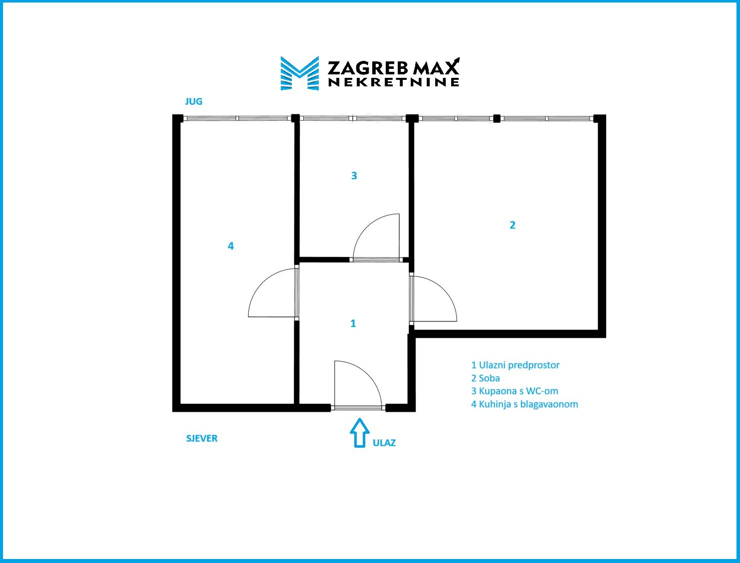 Zagreb - KNEŽIJA - R.Bićanića - 30 m2, lift, spremište