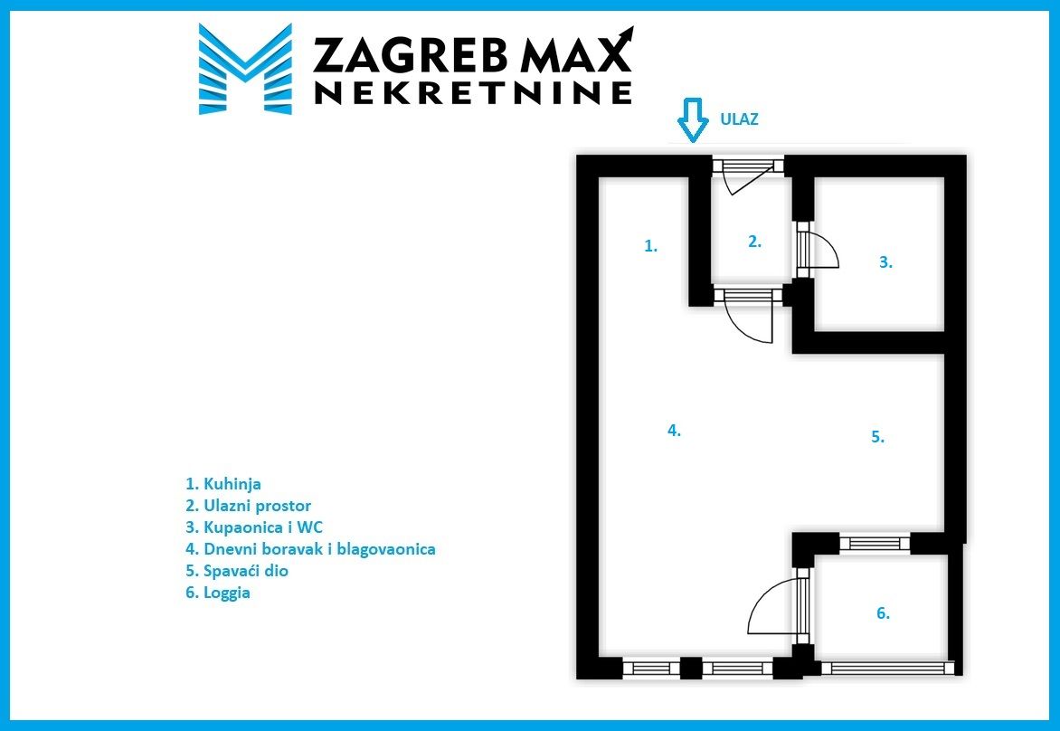 Zagreb - ZAPREŠIĆ - Baltazara Adama Krčelića - 52 m2, klima, lift, 1. kat