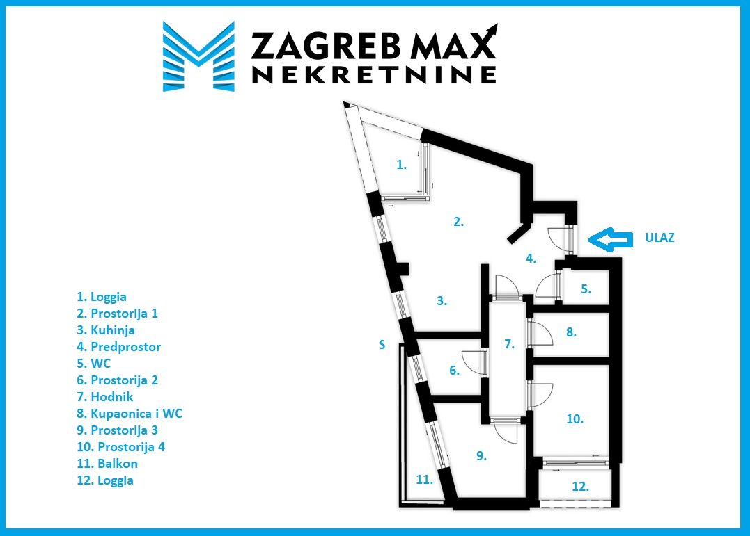 Zagreb - ILICA - elegantan poslovni prostor - 89 m2, u zgradi (iznajmljivanje)