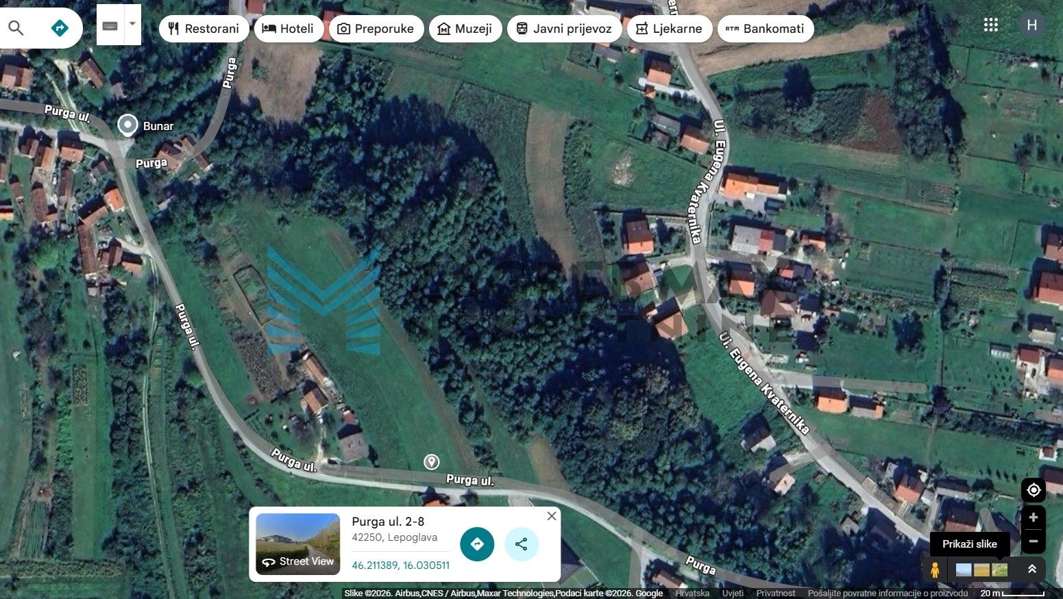 Zagreb - LEPOGLAVA - Purga - građevinsko zemljište 3514 m²