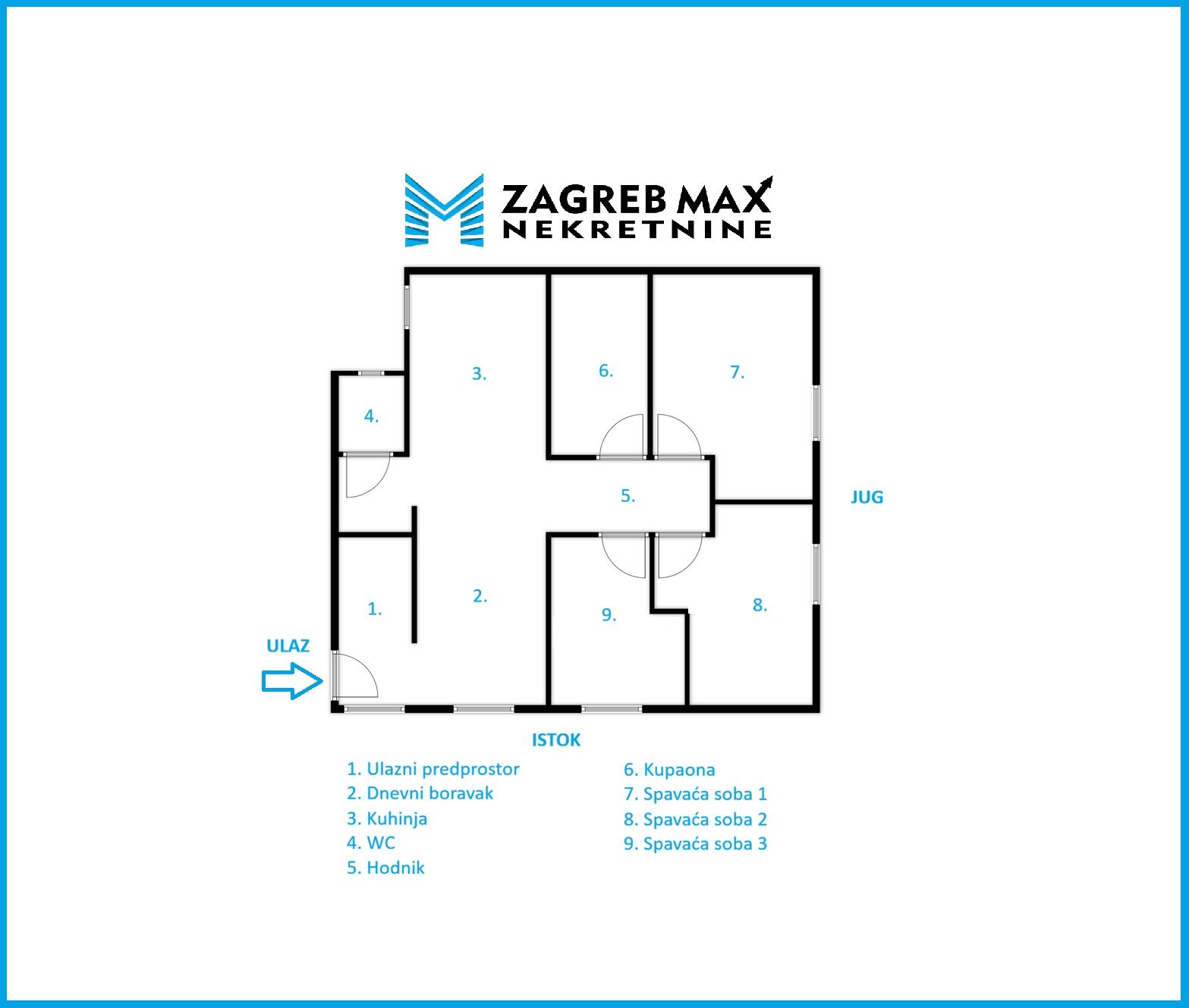 Zagreb - MAKSIMIR - Petrova - 4-sobni, svijetao, parking