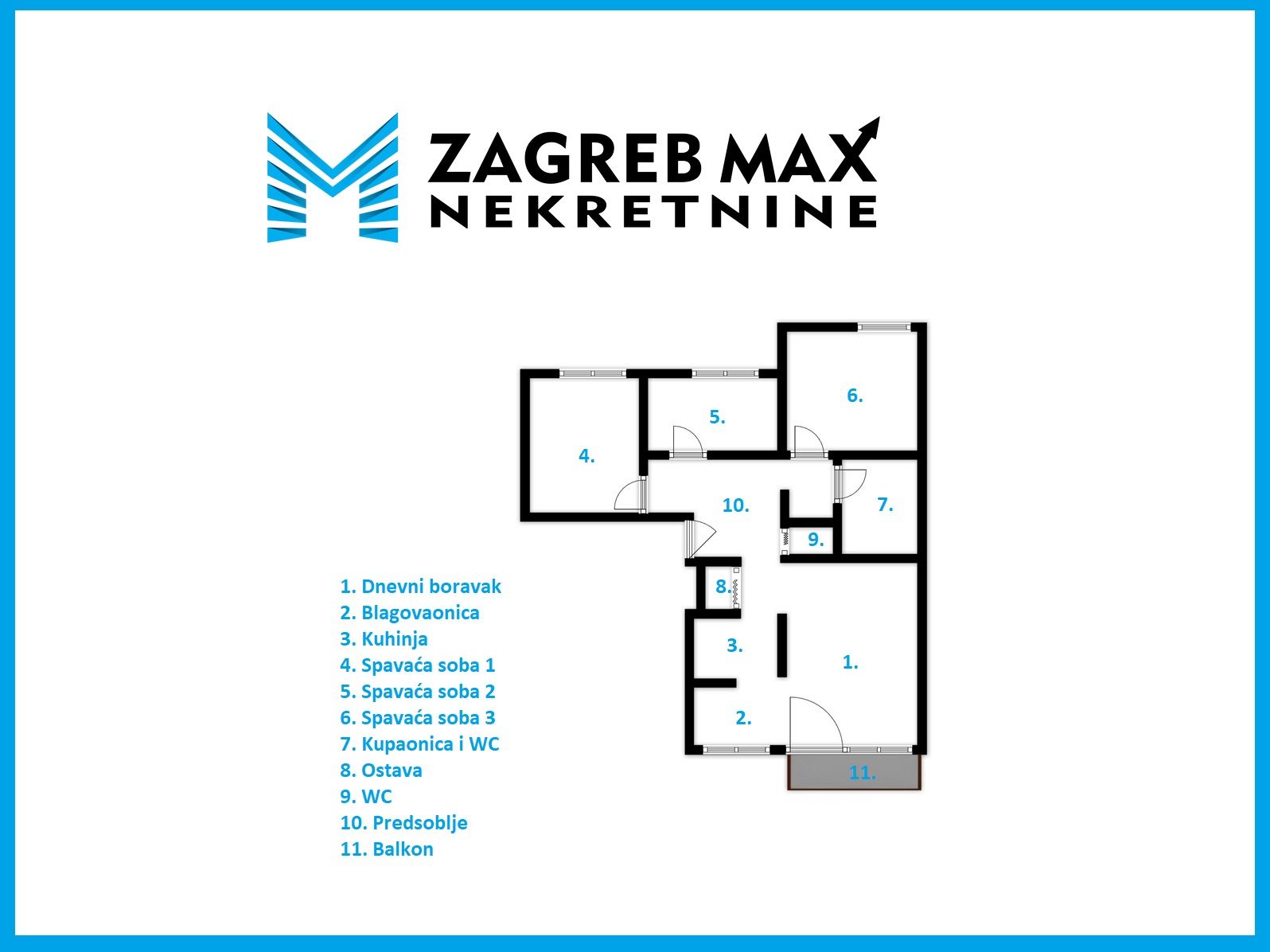 Zagreb - JARUN - S.Lj.Vojvode - 4-sobni, održavan, garaža, lift