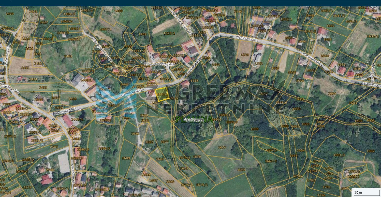 Zagreb - PLANINA DONJA - građevinsko zemljište 633 m2
