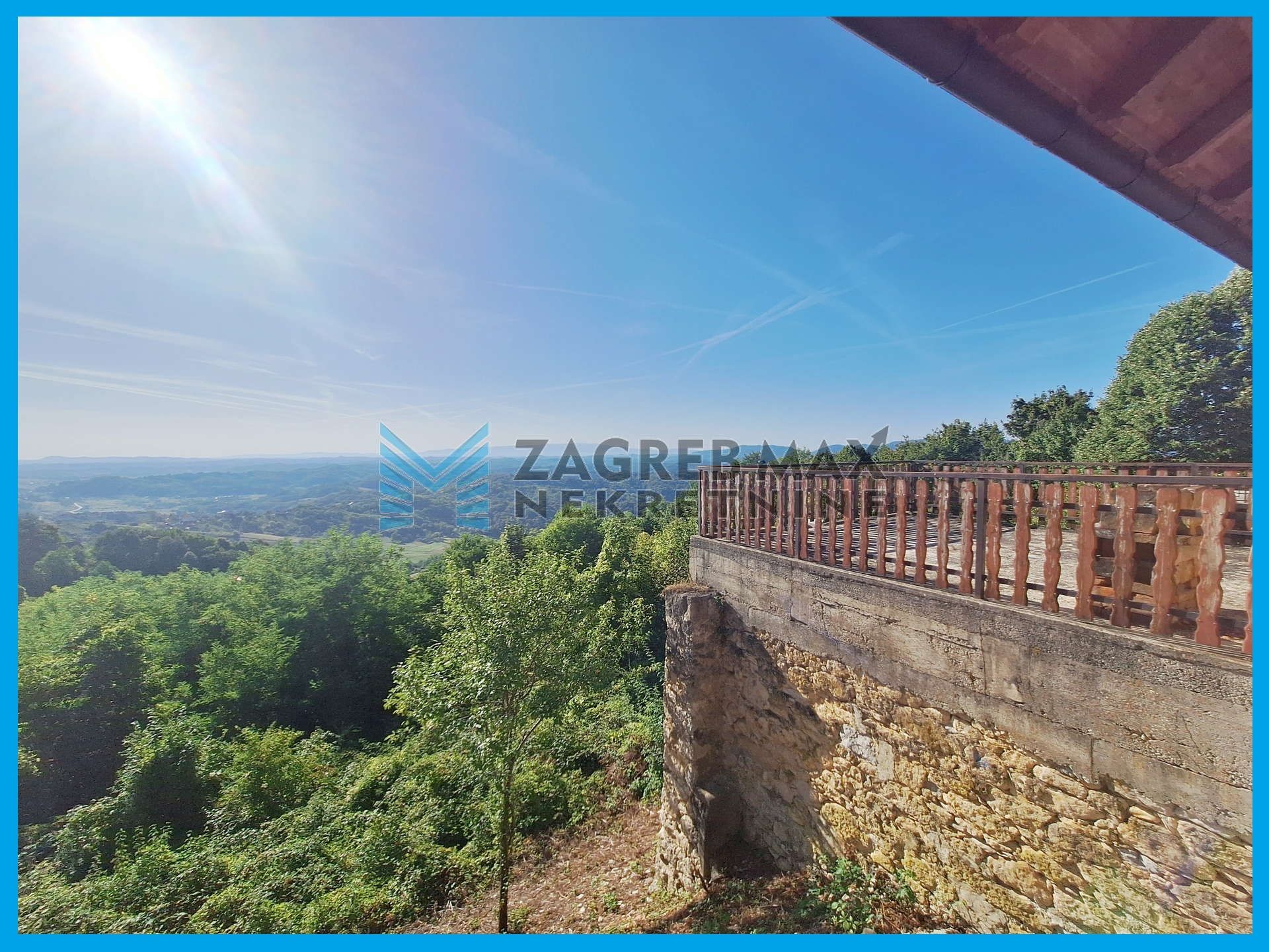 Zagreb - Vinagora – Kamena kuća s panoramskim pogledom i zemljištem 2.000 m²