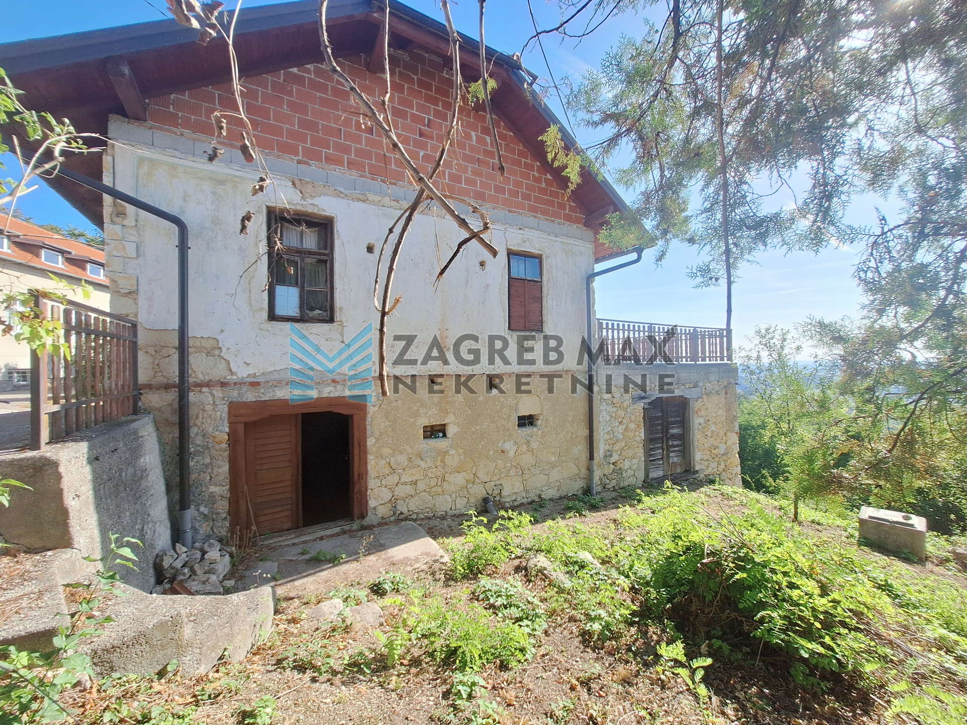 Zagreb - Vinagora – Kamena kuća s panoramskim pogledom i zemljištem 2.000 m²