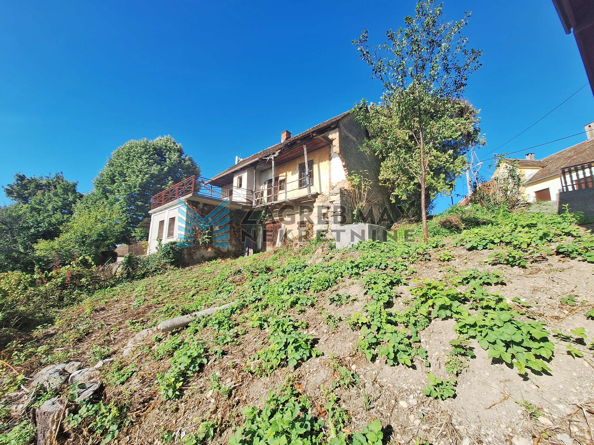 Zagreb - Vinagora – Kamena kuća s panoramskim pogledom i zemljištem 2.000 m²