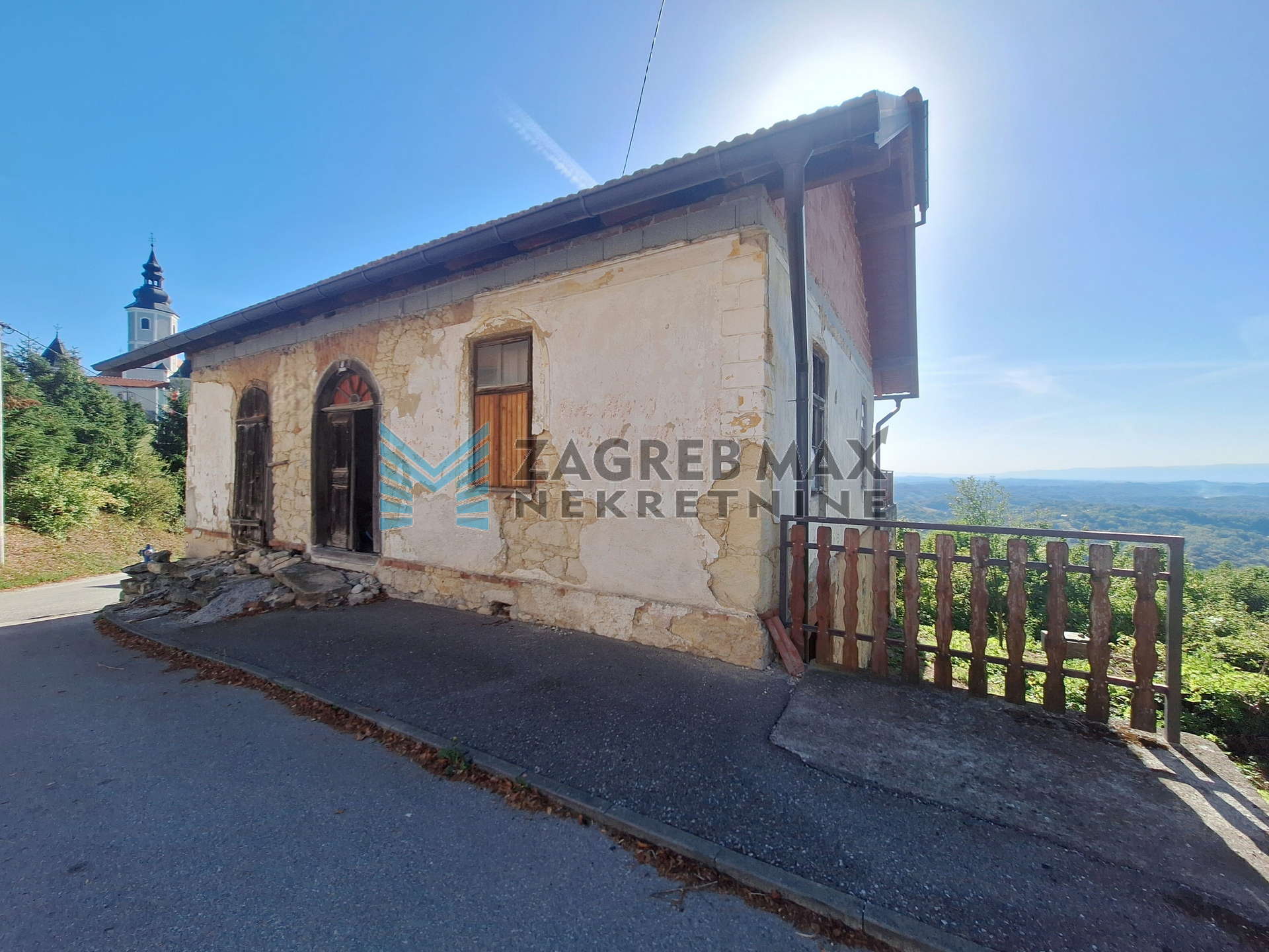 Zagreb - Vinagora – Kamena kuća s panoramskim pogledom i zemljištem 2.000 m²