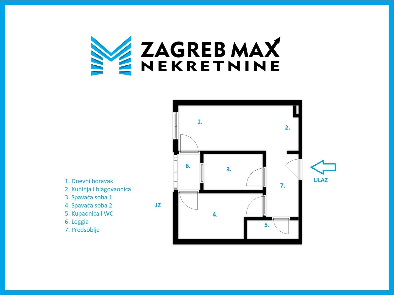 Zagreb - GRANEŠINA - Risnjačka - 3-sobni, 60m2, GPM, loggia, novija zgrada